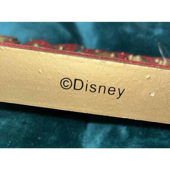 Vintage Disney Mickey And Minnie Mouse Merry Christmas Wooden Tabletop Sign NEW - Picture 10 of 10